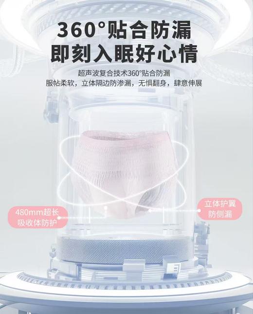 【Aimer爱慕】B4F |  爱慕健康舒睡纯棉安心裤12/片 商品图5