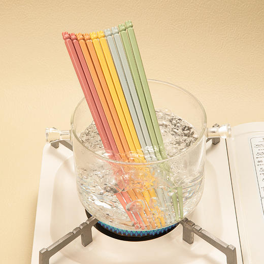 康巴赫 吉兔五色分食合金筷（5双装）KH-JKJT01 KH-JKJT01 商品图4