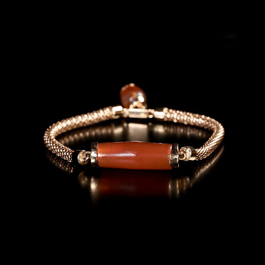 西玛竹节管+玫瑰金手链 商品图2