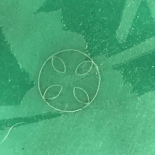 日本七宝烧青铜镶口青磁大花瓶 商品图4