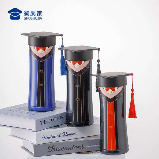 【实付满199送钥匙扣】【毕业服保温杯】室内日用保温水杯毕业送礼创意喝水杯子
 商品图9