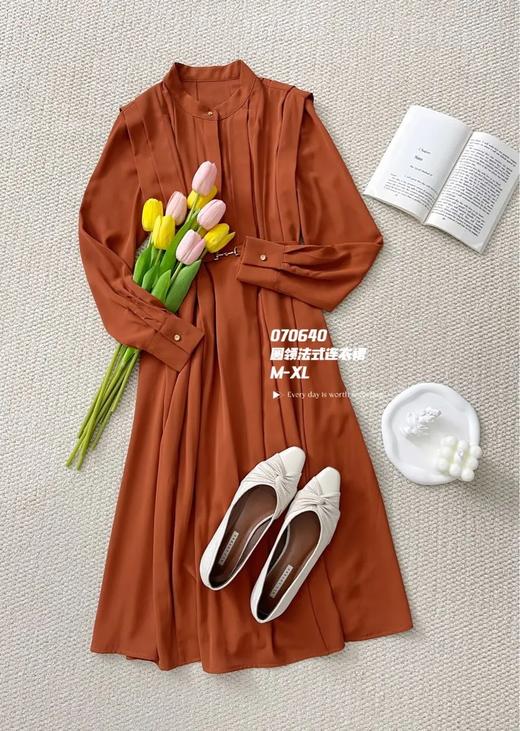 33BAR070640#圆领法式连衣裙 商品图1