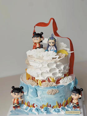 双层哪吒敖丙海浪