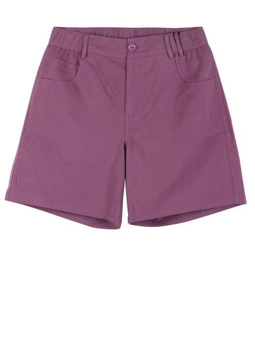 水淼2025夏新款超显瘦时尚洋气显瘦百搭纯棉弹力中裤0486 商品图3