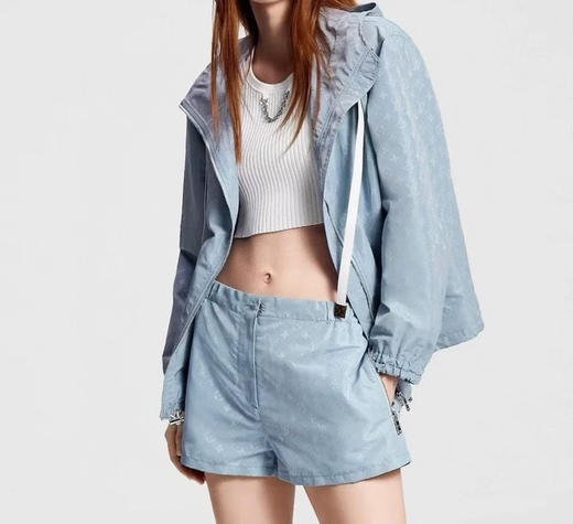 Lv 老花抽绳连帽外套。 自己备注号码 商品图2