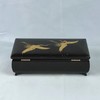 日本郁弥Fujii黑漆双飞鹤八音盒 原盒保留 商品缩略图4