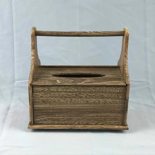 日本木质手提旋转收纳盒 商品图3