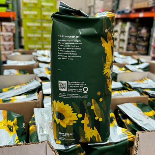 最新款星巴克咖啡粉来了📣浅度烘焙款，Starbucks星巴克绿色阳光包装咖啡粉📣美国直邮299元 100% Arabica，柑橘和烤杏仁风味 商品图6