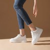 洛诗琳14548春季新款超轻厚底增高牛皮小白鞋26312 商品缩略图1