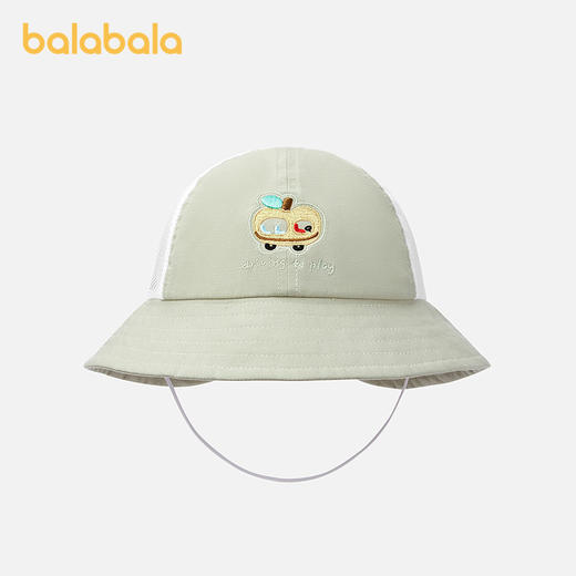 巴拉巴拉婴童帽子宝宝盆帽舒适精致卡通刺绣时尚可爱 商品图0