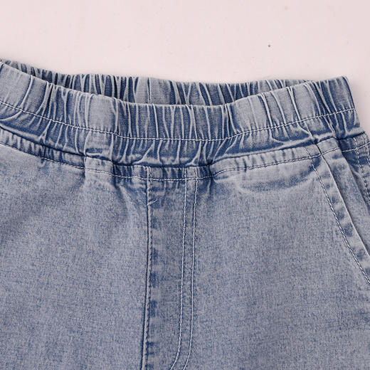 棉果果夏季商场专柜同款女童九分微喇牛仔裤M222208225307 商品图2