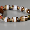 美拉德色系西亚高古缠丝玛瑙手串 商品缩略图4