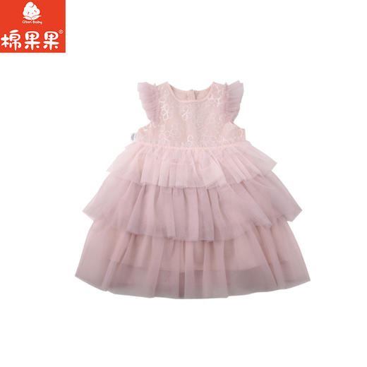 棉果果夏季商场专柜同款女童蛋糕裙网纱连衣裙M222701425323 商品图1