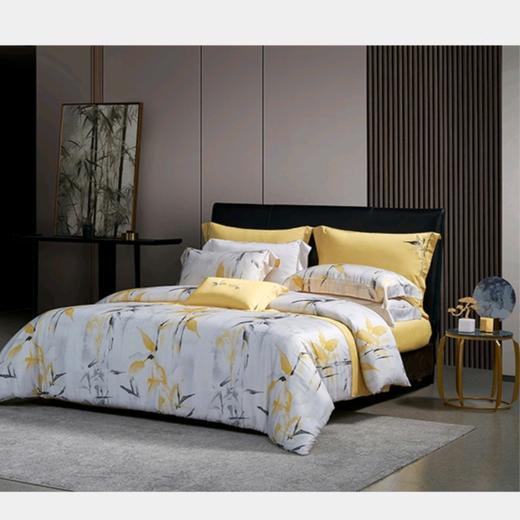 10楼 寐  四件套 天丝印花大床单四件套：墨影.翠竹 吊牌价3999-4699元 活动价3199-3759元 商品图1