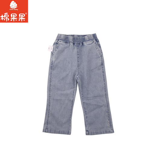 棉果果夏季商场专柜同款女童九分微喇牛仔裤M222208225307 商品图1