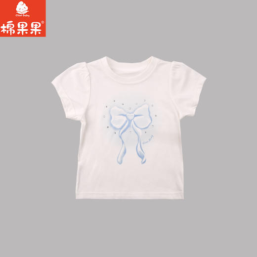 棉果果夏季商场专柜同款女童短袖T恤M222140225302 商品图1