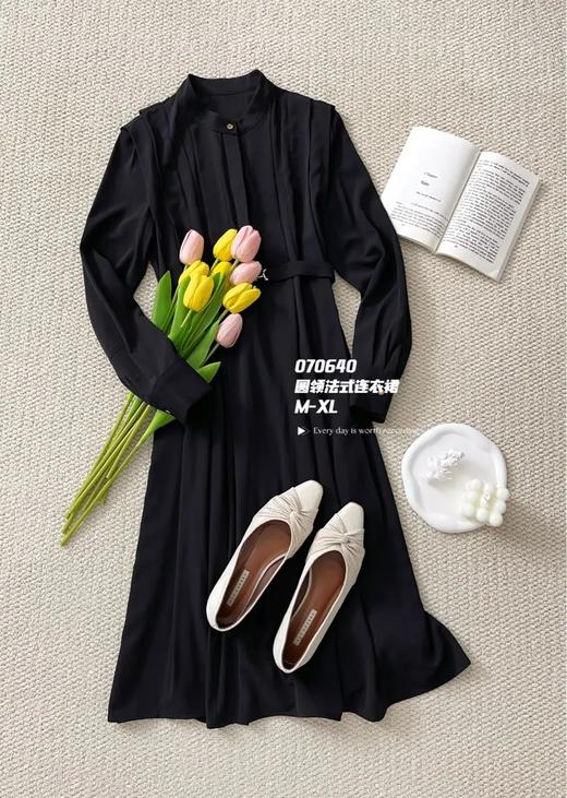 33BAR070640#圆领法式连衣裙 商品图0