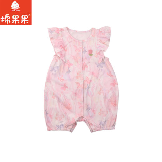棉果果夏季商场专柜同款女童哈衣爬服对开无袖连体衣M222722225321 商品图1