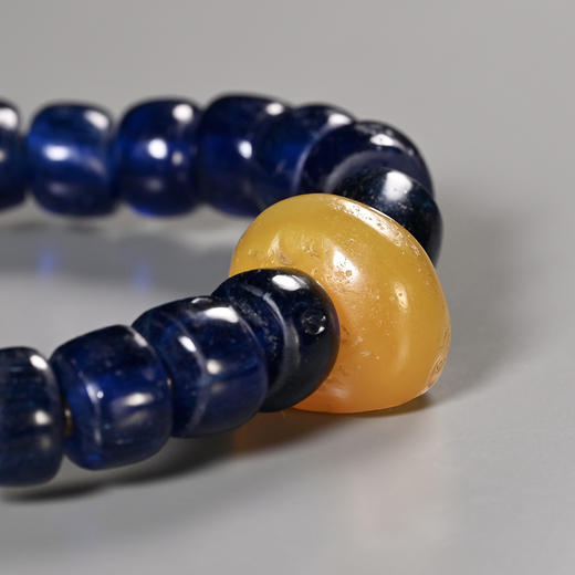 萨珊波斯印章珠+宝蓝琉璃珠手串 商品图4