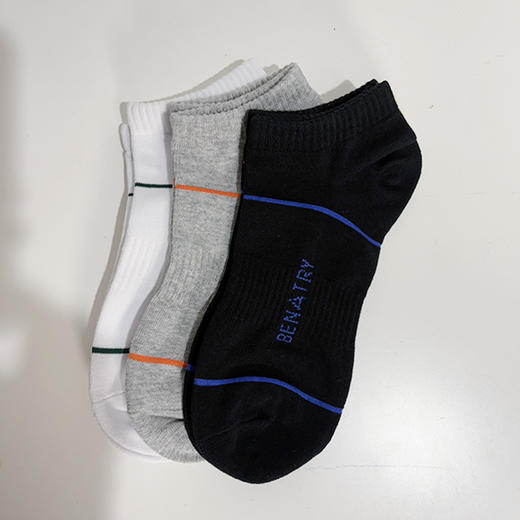 贝纳川多色船袜ECP260003 商品图0