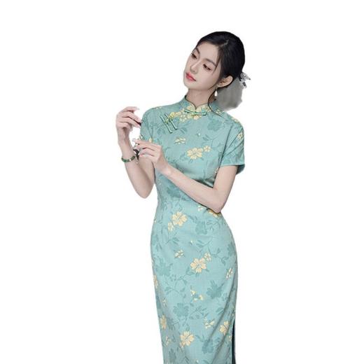 GX复古国风民国女士学院风旗袍2025夏季新款改良中式少女旗袍 商品图4