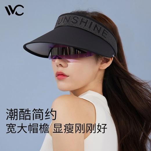 VVC和光防晒帽字母空顶遮阳帽 商品图2