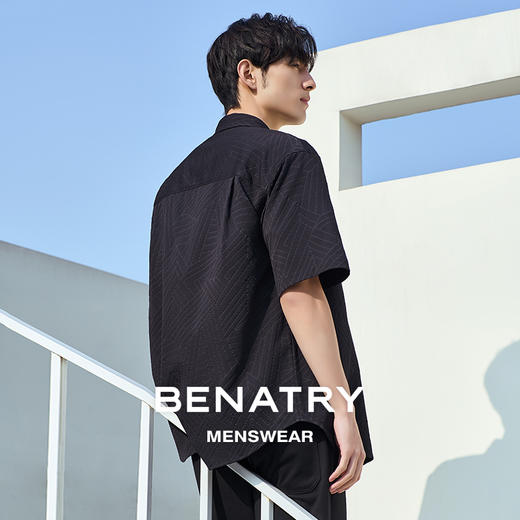 贝纳川翻领外穿式短袖衬衣ECT112003 商品图4