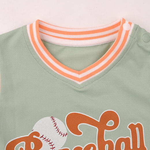 棉果果夏季商场专柜同款男童速干哈衣爬服时尚运动连体衣M212711425333 商品图2