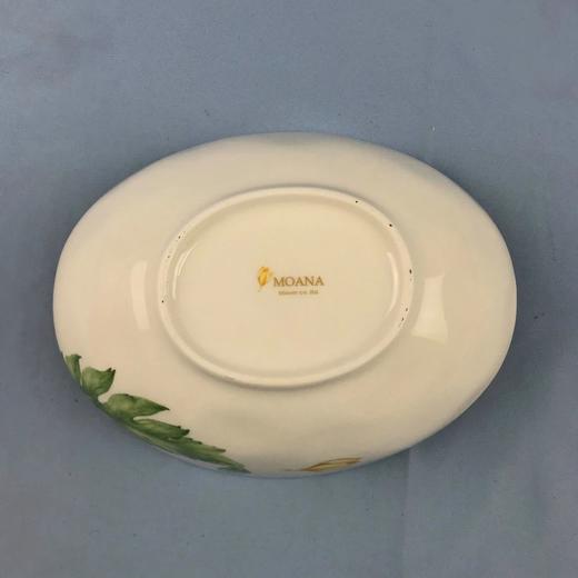 日本MOANA彩绘白瓷沙拉碗 2件装 原盒保留 商品图2