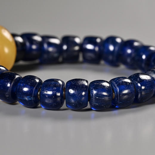 萨珊波斯印章珠+宝蓝琉璃珠手串 商品图6