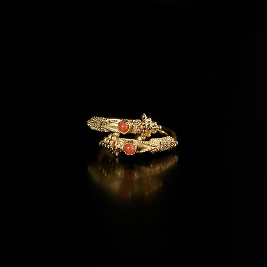 古希腊馆藏双蛇头戒指复刻版 商品图0