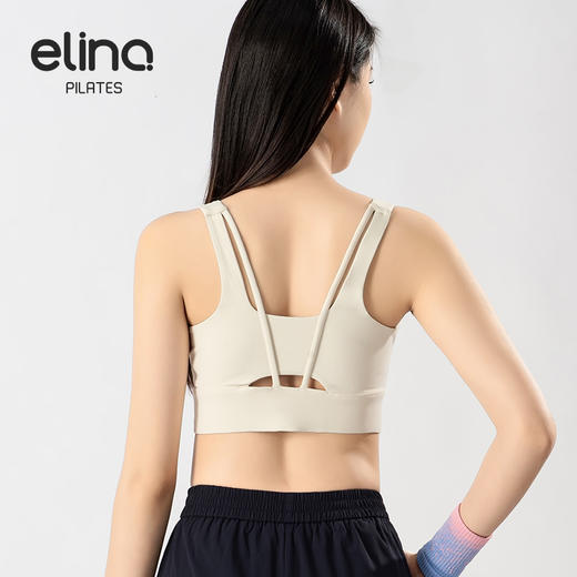 一恋•普拉提 2025春季新款裸感细肩带健身瑜伽服高强度瑜伽背心EJY966 商品图4