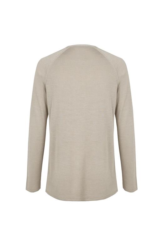 Cortana 浅灰色TUSSA柞蚕丝针织开衫 商品图5