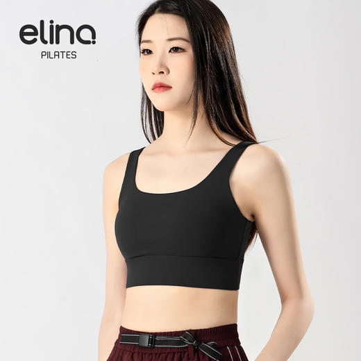 一恋•普拉提 2025春季新款裸感细肩带健身瑜伽服高强度瑜伽背心EJY966 商品图1