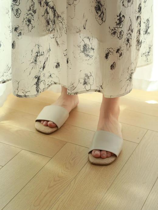 LPIUTY品牌直发！羊皮亚麻拖鞋 B032048 商品图4