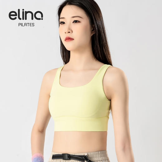 一恋•普拉提 2025春季新款裸感细肩带健身瑜伽服高强度瑜伽背心EJY966 商品图6