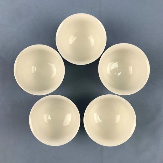 日本中村玉绪五色五花茶碗 5枚装 原盒保留 商品图1