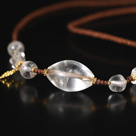 西亚高古白水晶项链 商品图2