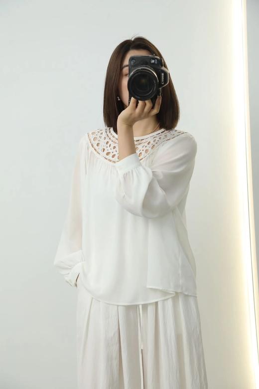 LPIUTY品牌直发！镂空桑蚕丝衬衫 C1225018 商品图8