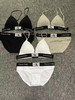 原单正品，2025新款ck方块标LOGO三角杯无钢圈运动背心女士套装。
三个色，尺码S M L 商品缩略图2