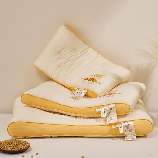 自然醒A类大豆纤维双拼亲子枕儿童学生护颈椎助睡眠单人低枕芯成人整头一只对家用XK 商品图10