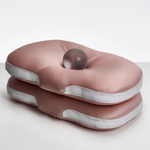 自然醒丝光绵豆枕单人云朵释压深睡枕头睡觉免压助睡眠枕芯异型护颈椭圆成人分区XK 商品图9