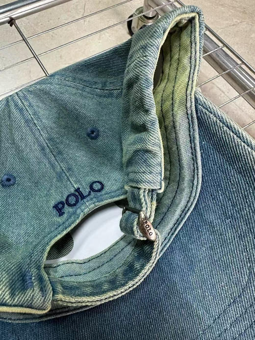 原单正品拉夫劳伦牛仔帽，你们都拥有了吗，速度来章若楠同款牛仔棒球帽子水洗做旧软顶鸭舌帽百搭显脸小，情侣款男女都好带。头围可调。
亏本清货特价 商品图5