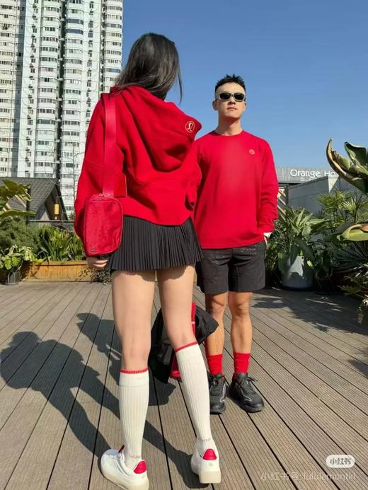 露露 Heavyweight男士高克重棉质针织长袖T恤 商品图2