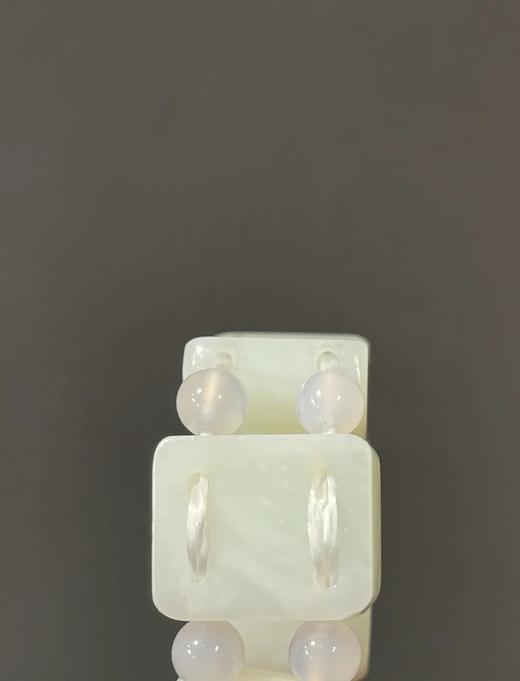 白玉弧面与寿字长方牌串连手环，顺丰包邮 商品图11