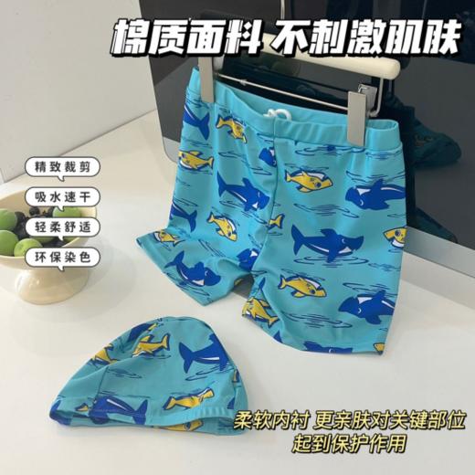 💓【德尔惠Deerway男童泳衣套装/成人泳裤】 ✅面料舒适有质感，上身吸湿排汗🔹 🎁 ✅A类一等品质认证☁ 💓 ✅会呼吸的运动速干T恤💰💰 商品图5