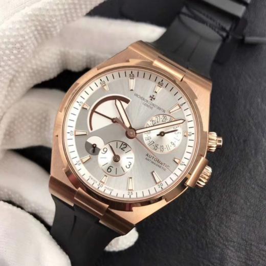 TWA江诗丹顿 纵横四海多功能腕表。高雅绅士，尊贵非凡，巨强地表。 男士腕表，硅胶表带，自动机械机芯，密底 商品图12