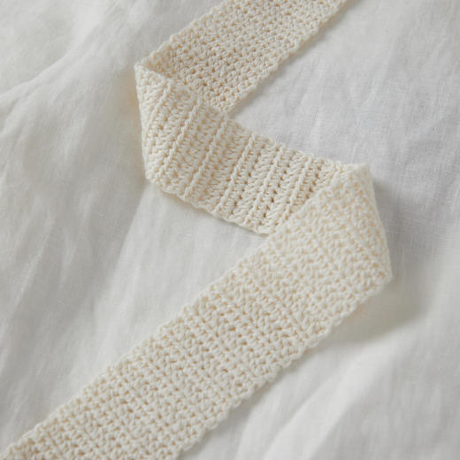 ROMI STUDIO“柔韧张力”100高支亚麻砂洗洗水编织绳休闲裤422K5019 商品图2