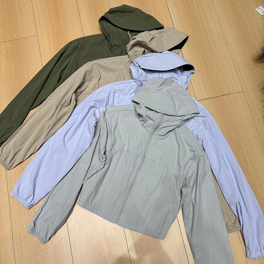 哈瓦塔UV梭织带帽短款防晒衣H350116 商品图5