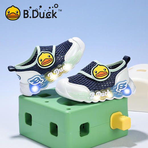 B.Duck小黄鸭童鞋夏季儿童运动鞋23-35 B1686953 商品图1